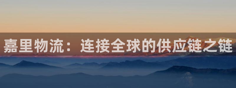 旺财28注册链接入口：嘉里物流：连接